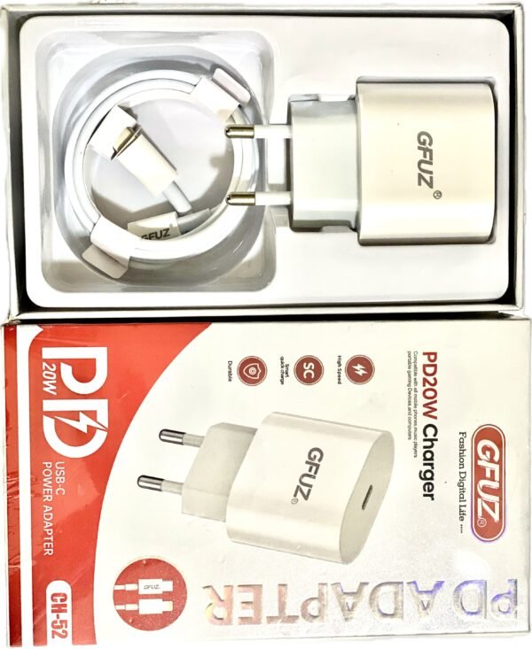 Chargeur Gfuz Type C to lightning 20W